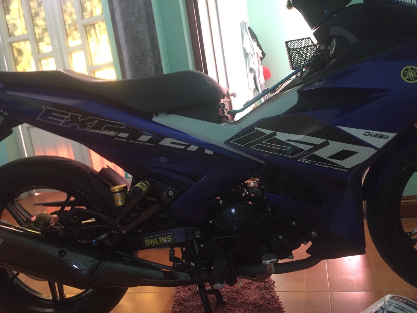 Tem rời exciter 150 dán xe xanh gp