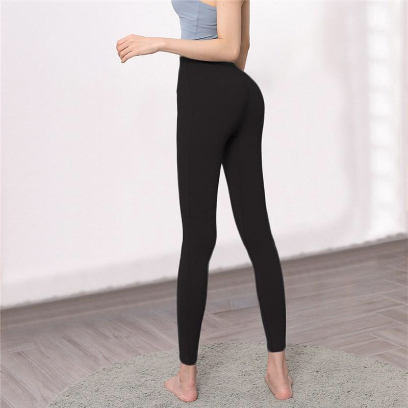 Quần legging nữ nâng mông M9 cạp cao co giãn vải đẹp