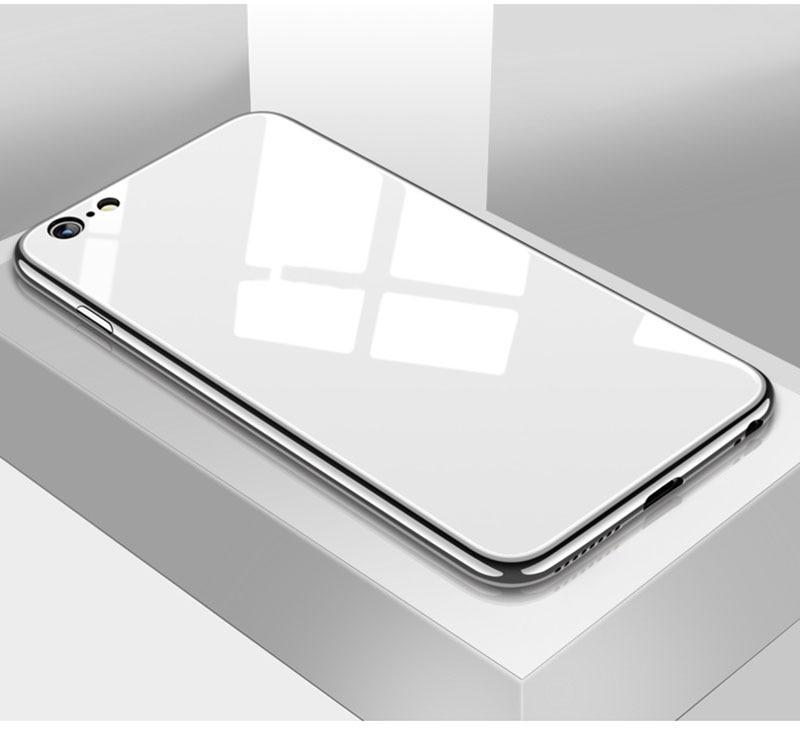 Ốp Lưng Kính Viền Silicon Cho iPhone 6 Plus, Ốp Lưng iPhone 6 Plus Siêu Đẹp