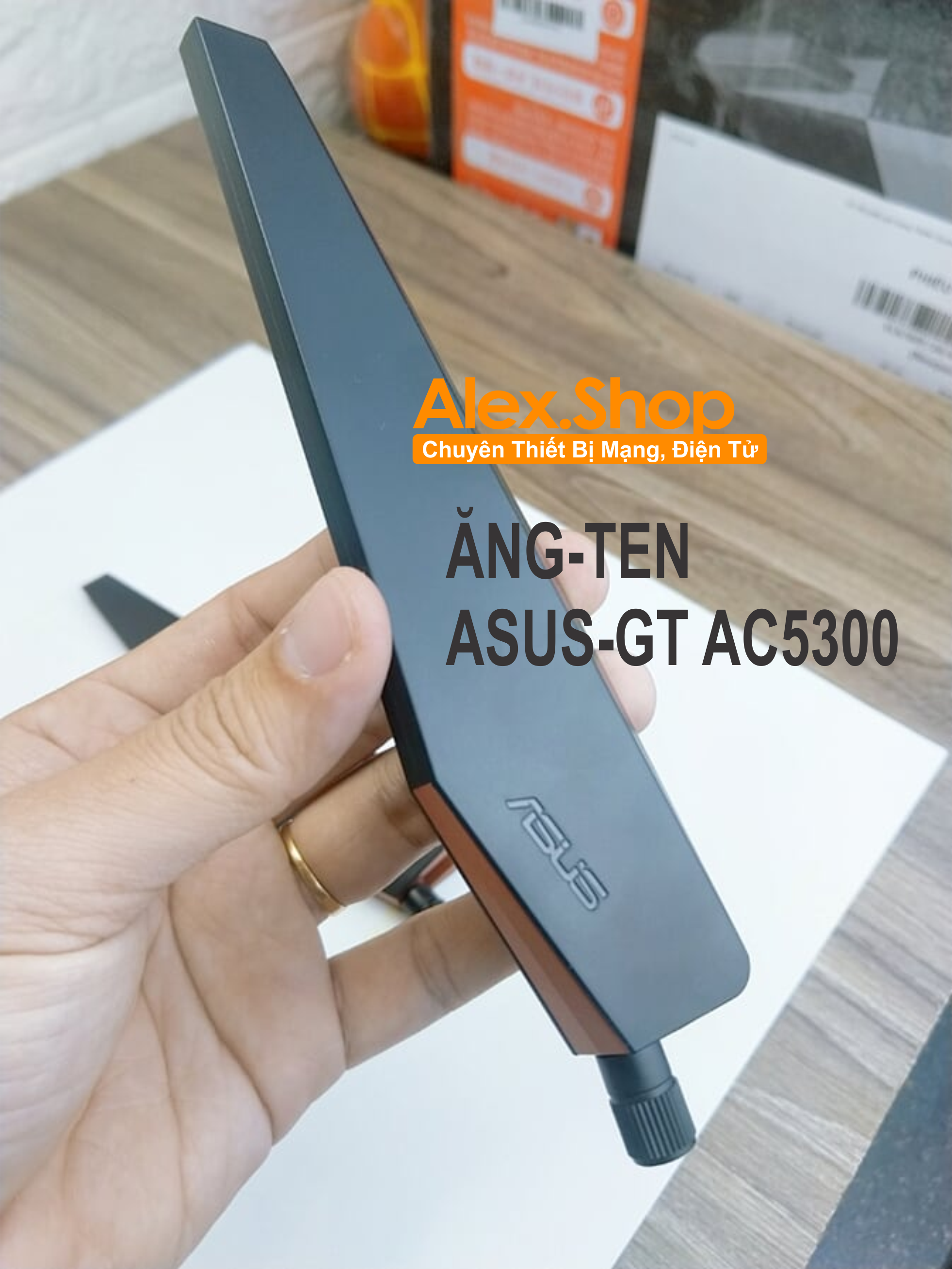 [Giá 2 chiếc] Anten Phát WiFi Tháo Máy Asus-GT-AC5300