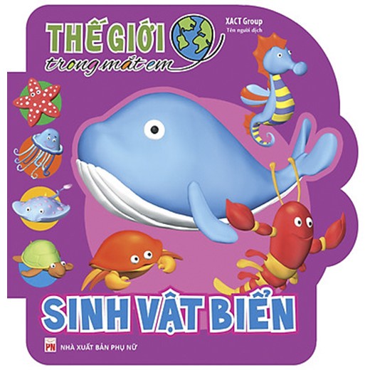 Sách: thế giới trong mắt em - sinh vật biển - tsmn