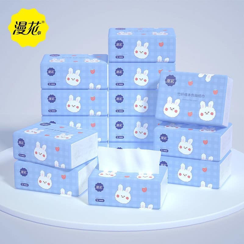 THÙNG 40 GÓI GIẤY ĂN RÚT HÌNH THỎ ( Sẵn hàng )