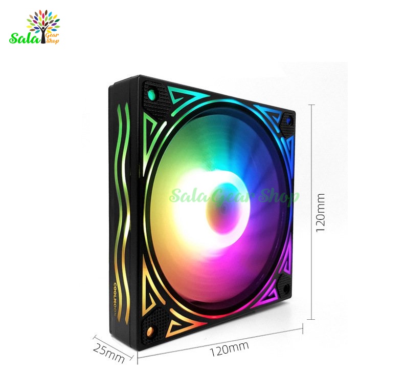 [HCM]1 Quạt Tản Nhiêt  Coolmoon RGB Billow X