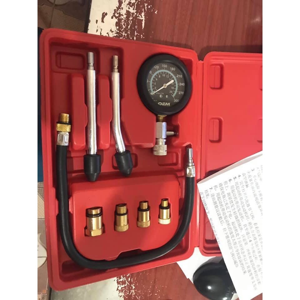 Đồng Hồ Đo Áp Suất Buồng Đốt Oto Xe Máy