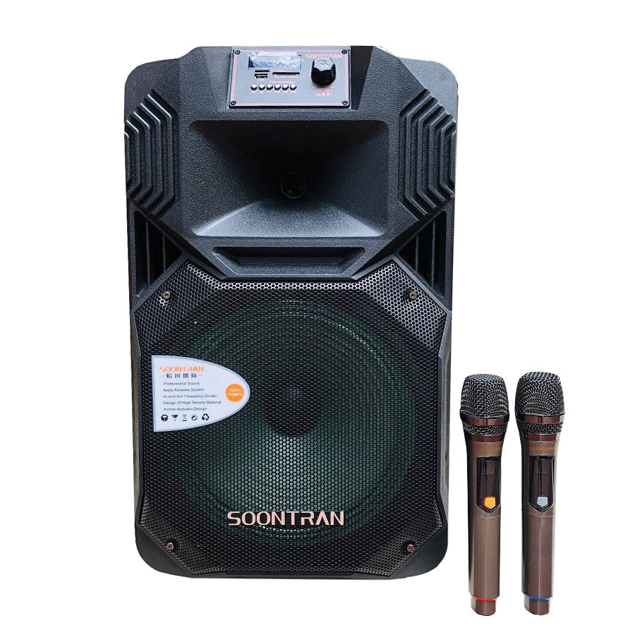 Loa kéo di động thương hiệu Nhật Bản Sansui SS1-12 (Đen), bass 3 tấc