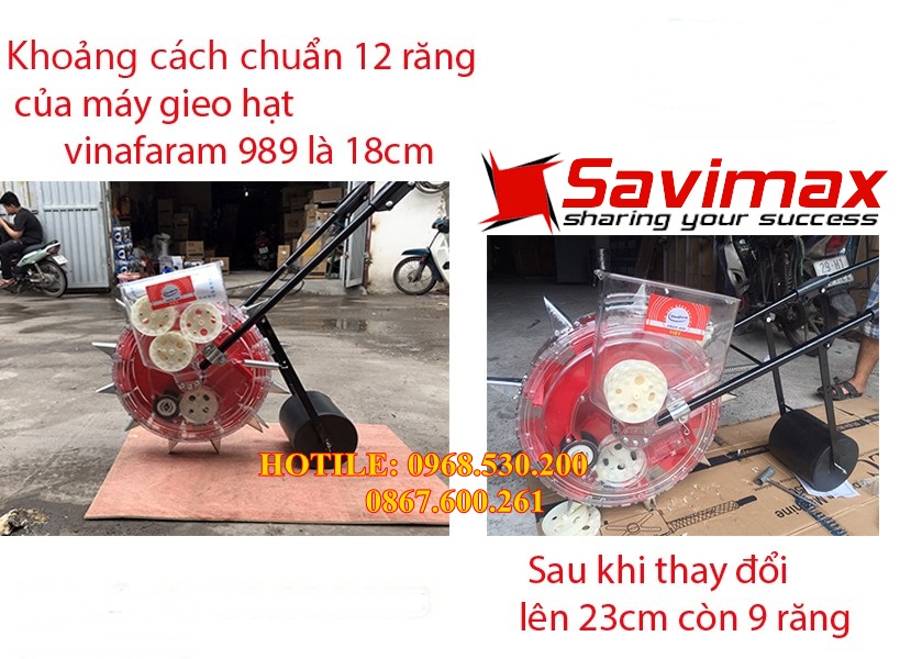 Máy gieo hạt đa năng VINAFAM-989 đồng hành cùng nông dân làm giàu GIÁ RẺ TẠI GIA LAI