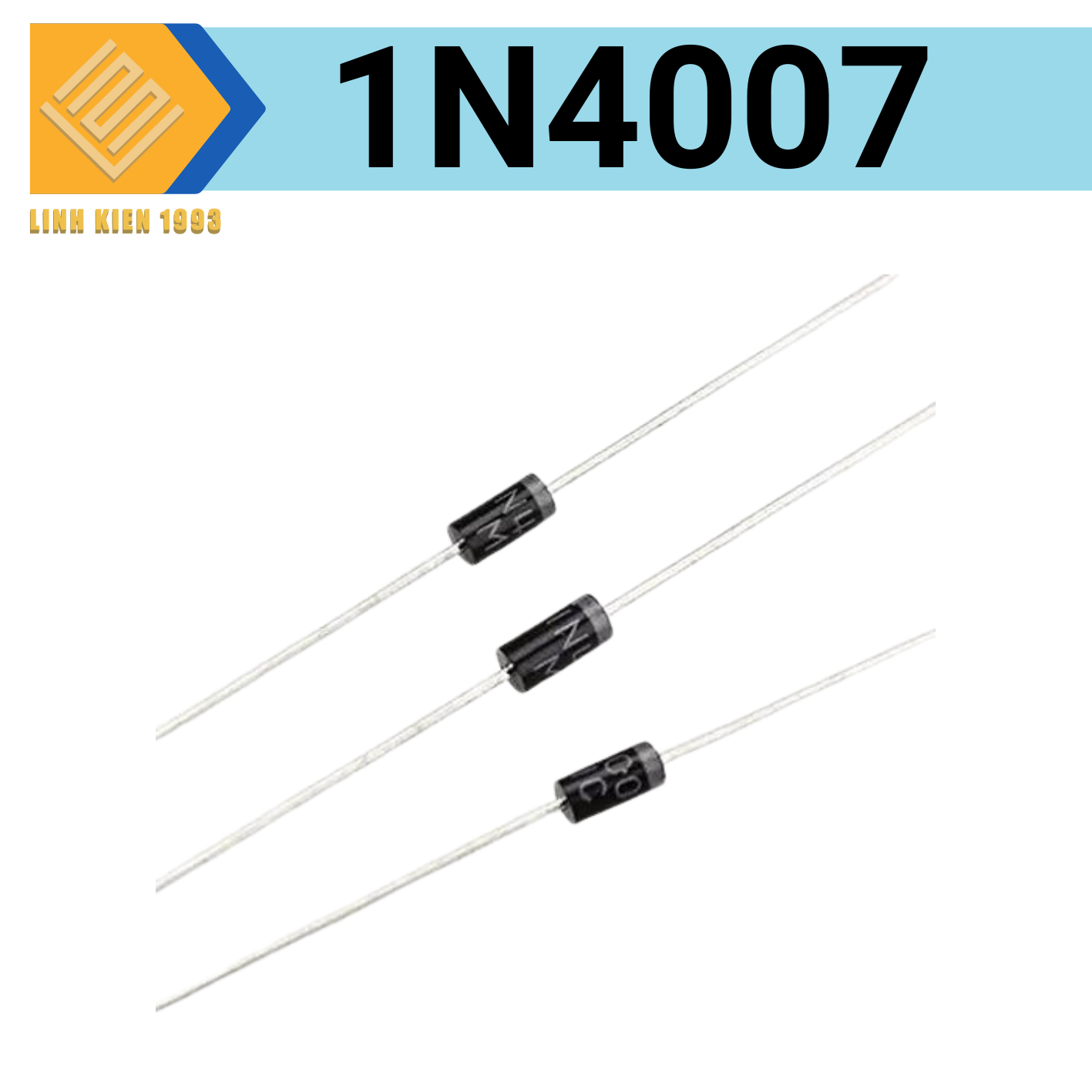 [ 5 CON ]  Diode 1n4007 1A 1000V