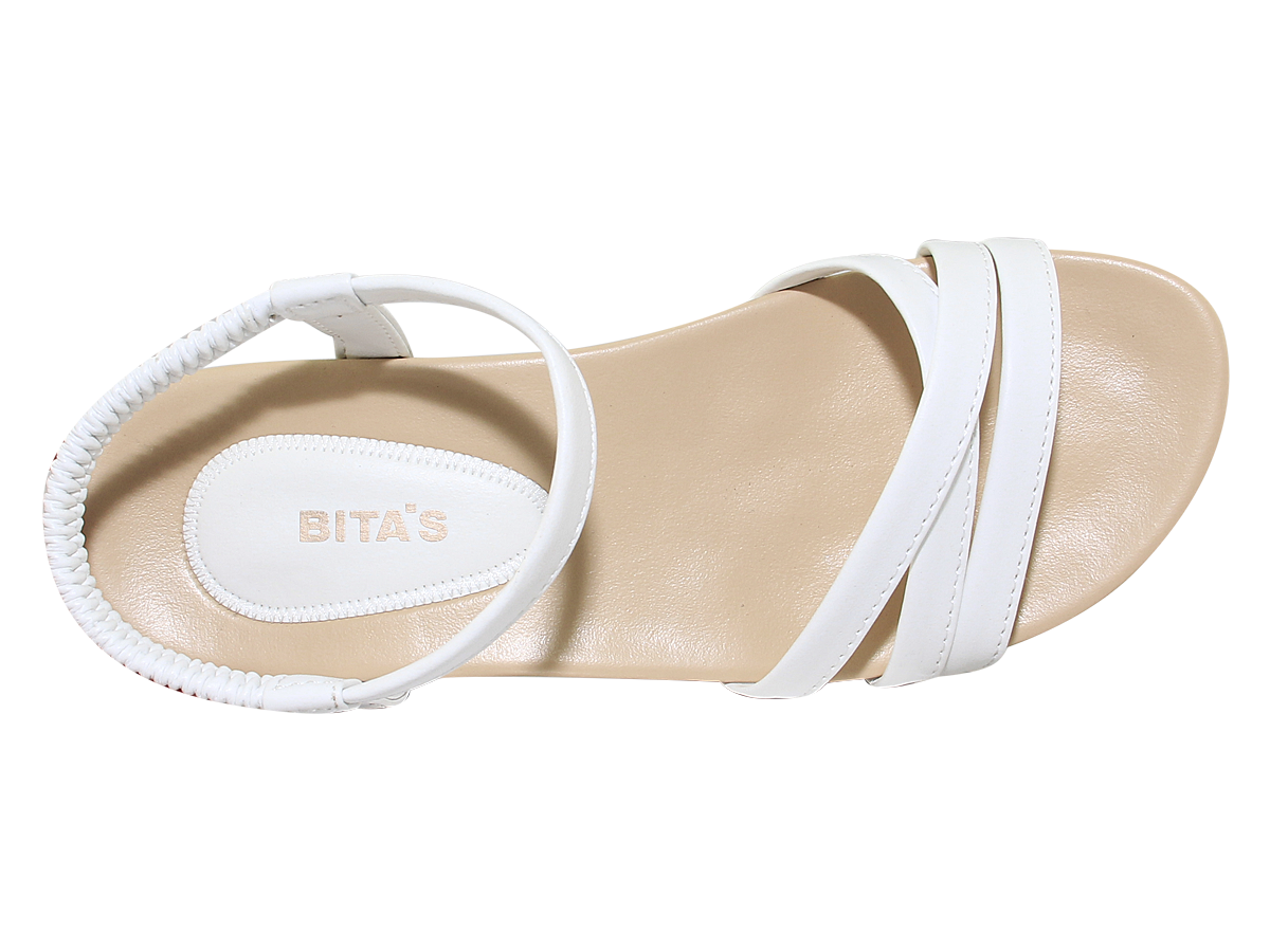 Sandal đế bằng nữ Bita's SYN.277 (Rêu + Đen + Nâu + Trắng)