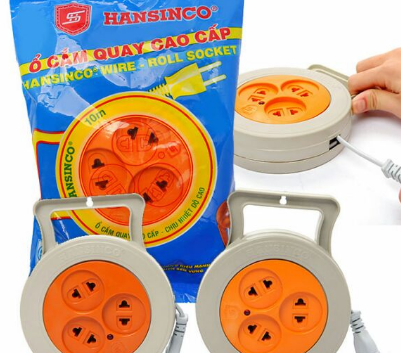 Ổ cắm quay cao cấp hansinco 10 mét