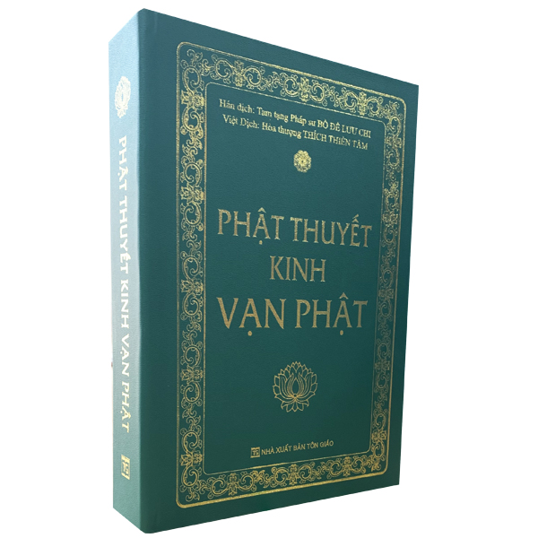 Sách - phật thuyết kinh vạn phật - bìa cứng khổ 20 x 30cm