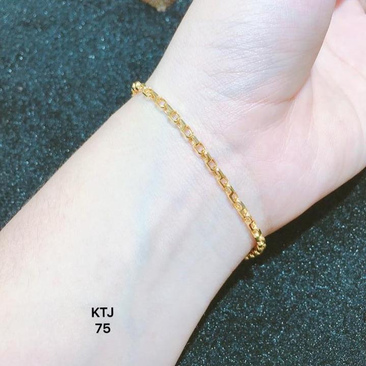 Lắc tay vàng tây móc xích MS75