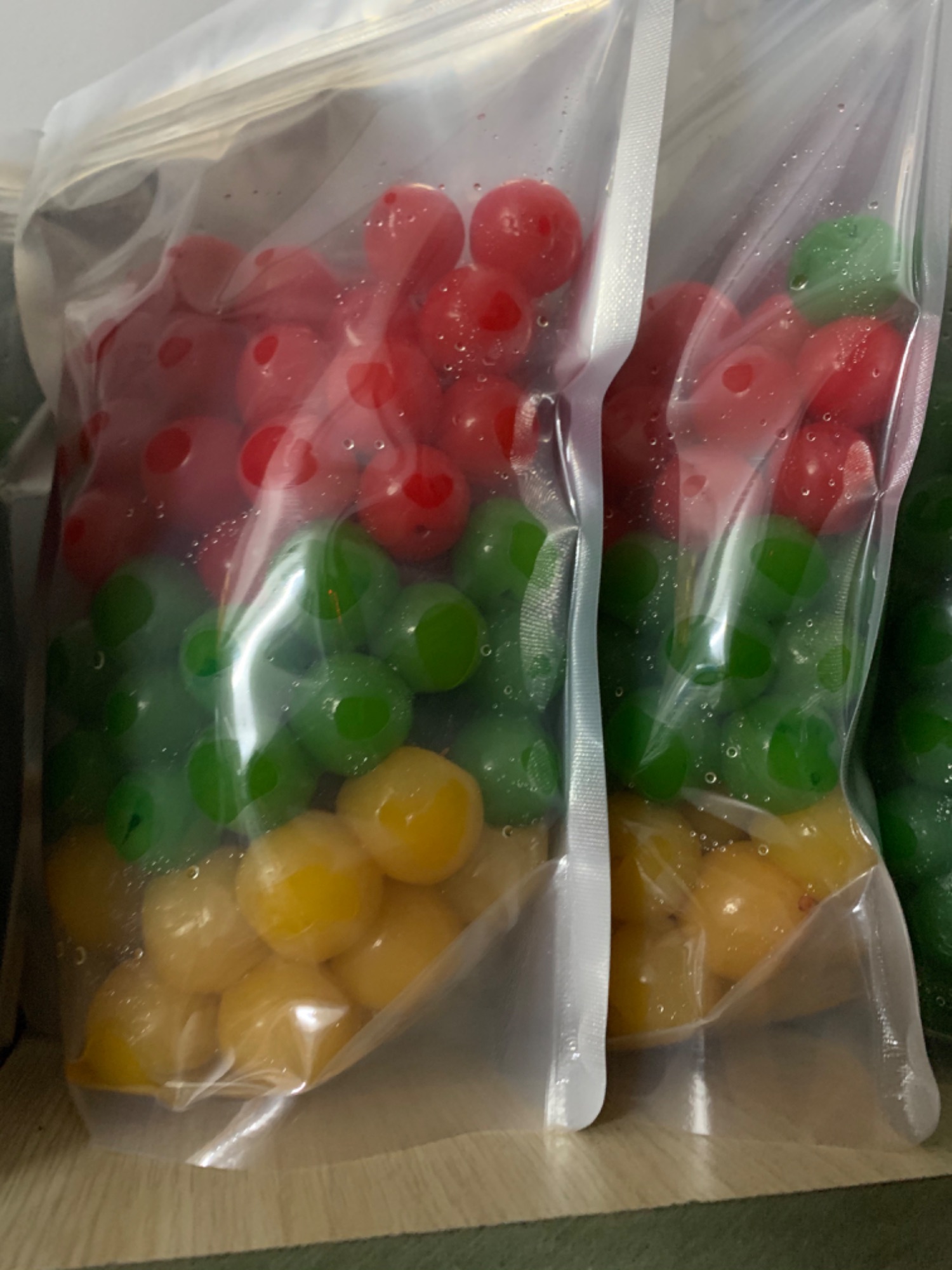 Mứt Trái lý ( mix 3 màu) 1GÓI 1KG