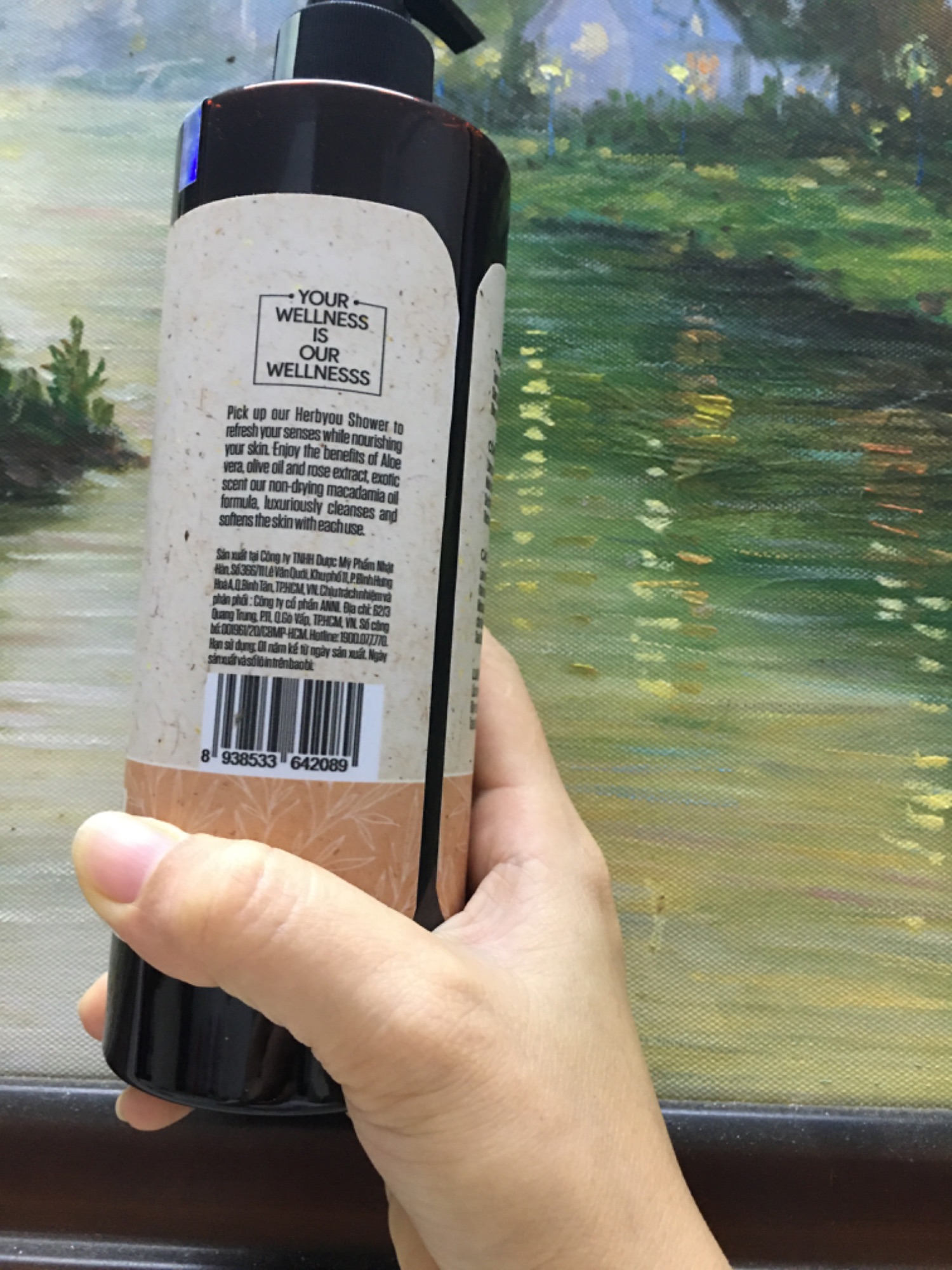[HCM]Sữa tắm thảo dược HERBYOU 500ml