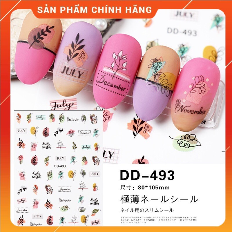 Stick tượng hình - mẫu hình dán móng tay đẹp lạ được nhiều chị em săn lùng