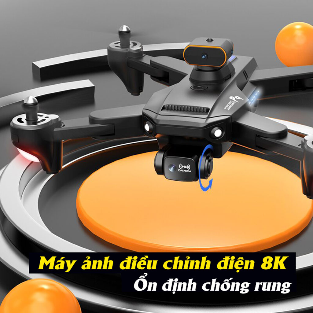 laycam điều khiển từ xa drone p9 pro g.p.s - flaycam - drone mini - flycam 7