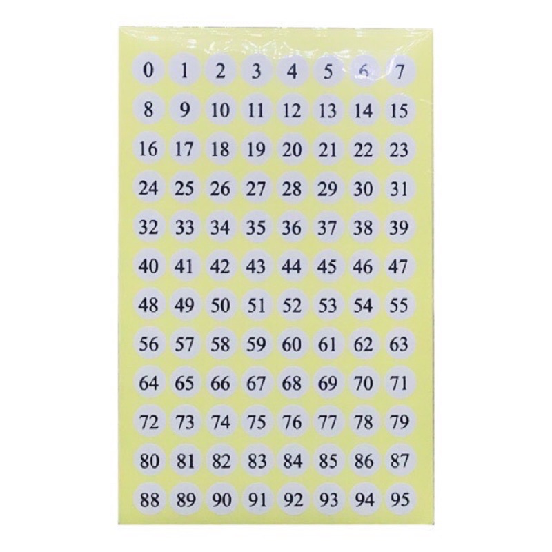 Tommy Stickers from Numbers 99-109.