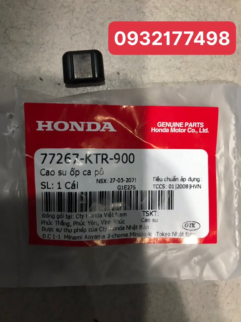 Cao su bắt bửng winner winner v1, v2, v3zin chính hãng honda