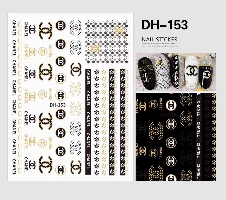 sticker  dán móng tay thương hiệu