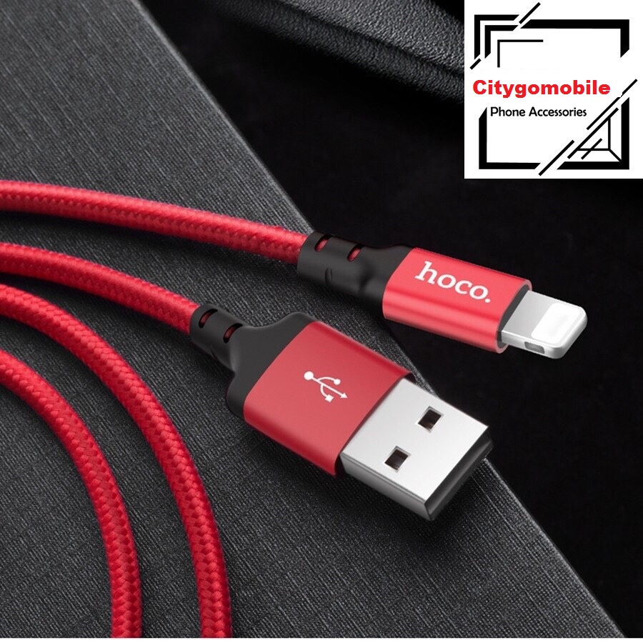 Dây Cáp Sạc Hoco X14 linghtning cho iphone, ipad , ipod Dài 1M và 2M .