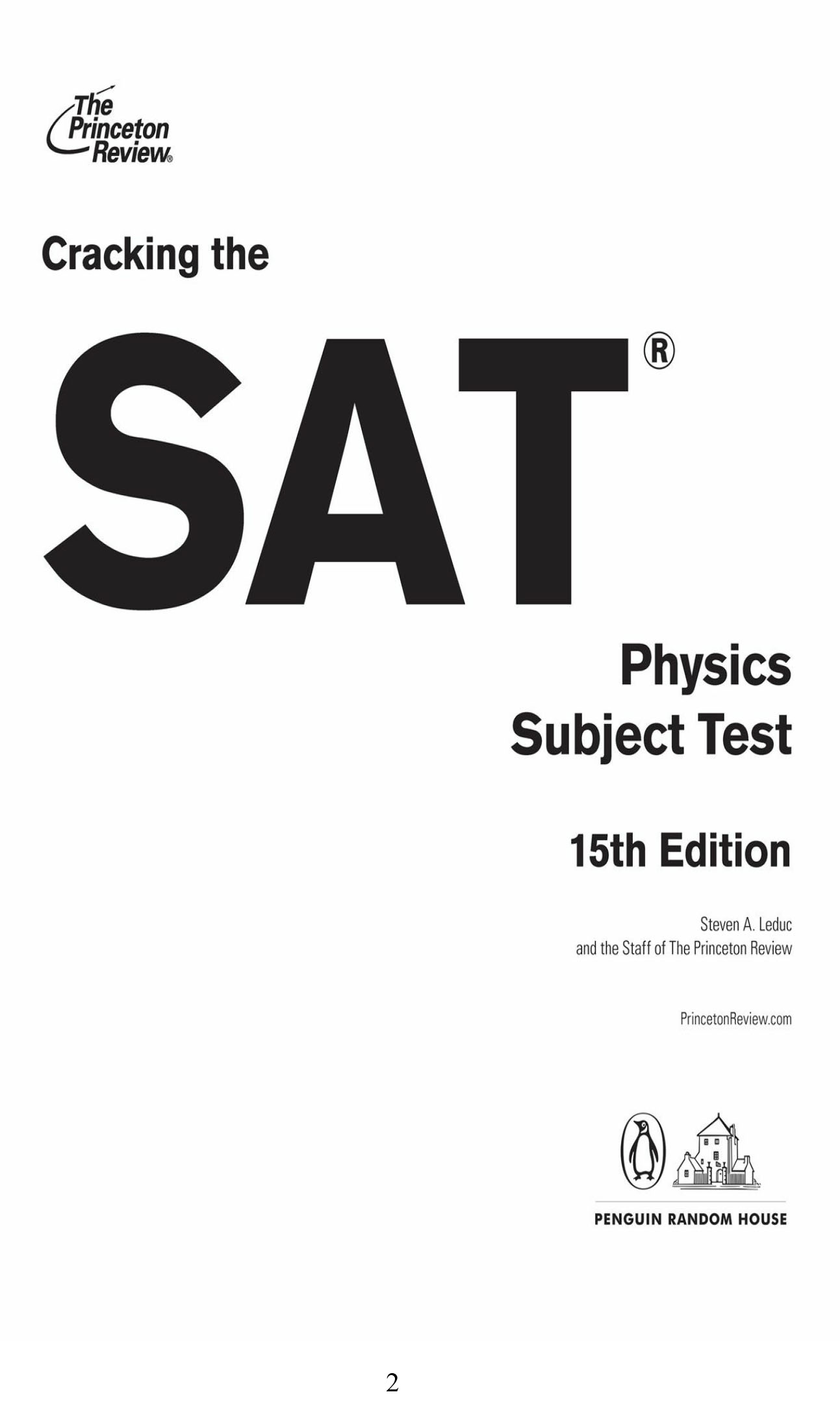 Cracking the SAT Physics Subject Test ( sách tiếng anh)