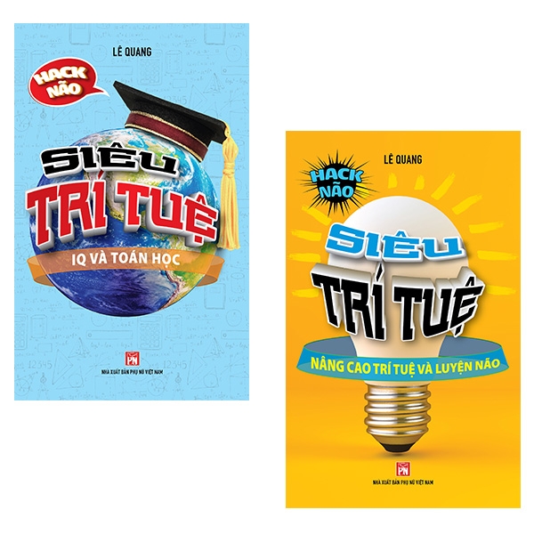 Fahasa - Bộ Sách Siêu Trí Tuệ: IQ Và Toán Học + Nâng Cao Trí Tuê Và Luyện Não (Bộ 2 Cuốn)