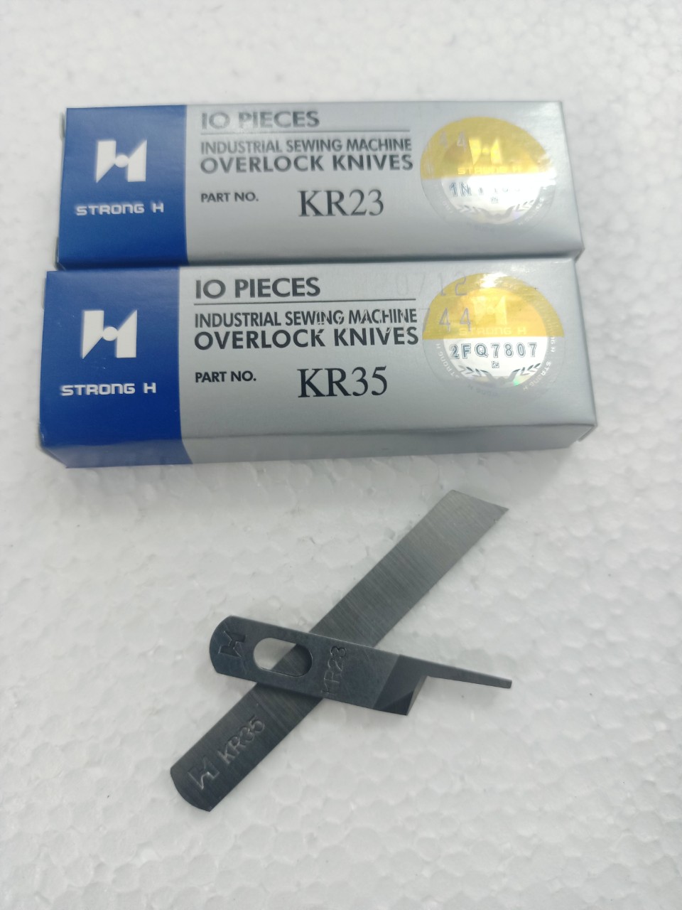 Dao trên kr23 và dao dưới kr35, bộ dao vắt sổ strongh
