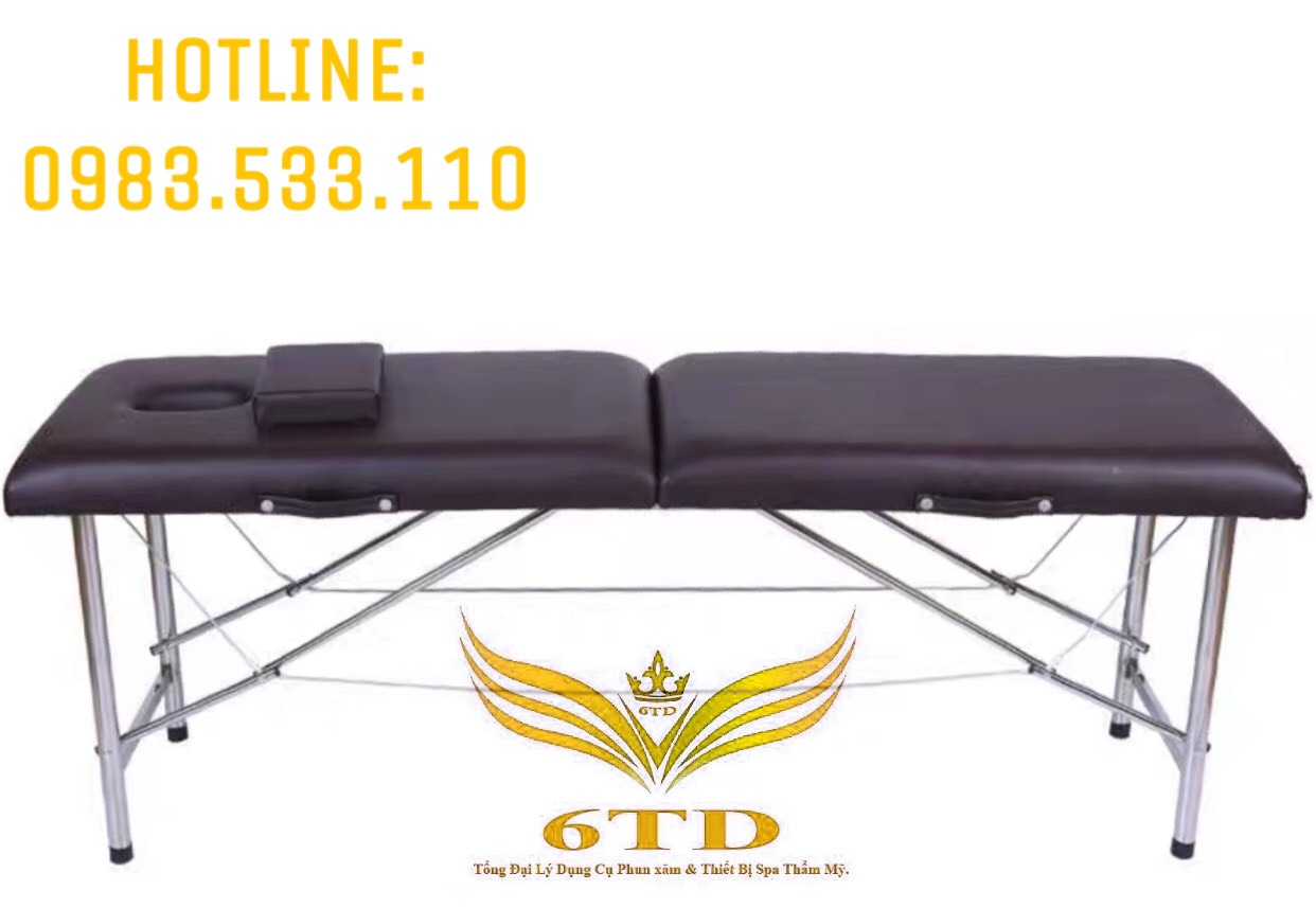Giường Vali gấp chân inox loại 1.