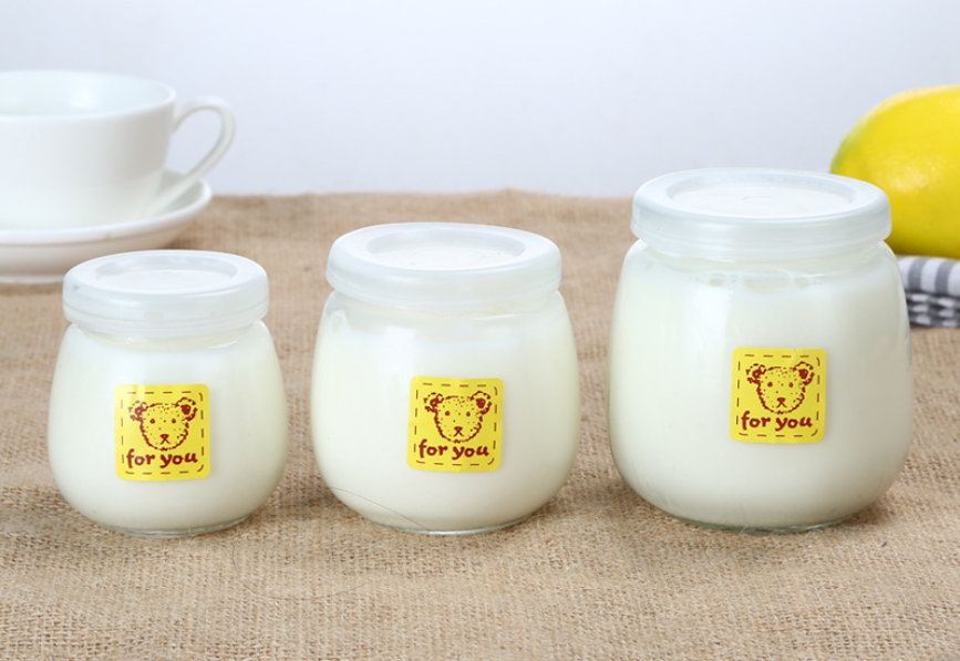 Hủ Thuỷ Tinh Yaourt Tròn. Béo 200ml