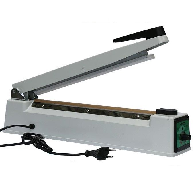 Máy hàn miệng túi 30cm x 8mm Ruixiang PFS-300 khung vỏ nhôm, không kén túi