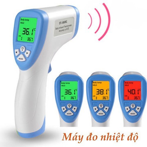 Dụng cụ, máy đo nhiệt kế hồng ngoại điện tử đa năng đo nhiệt độ cơ thể, nước tắm, thức ăn