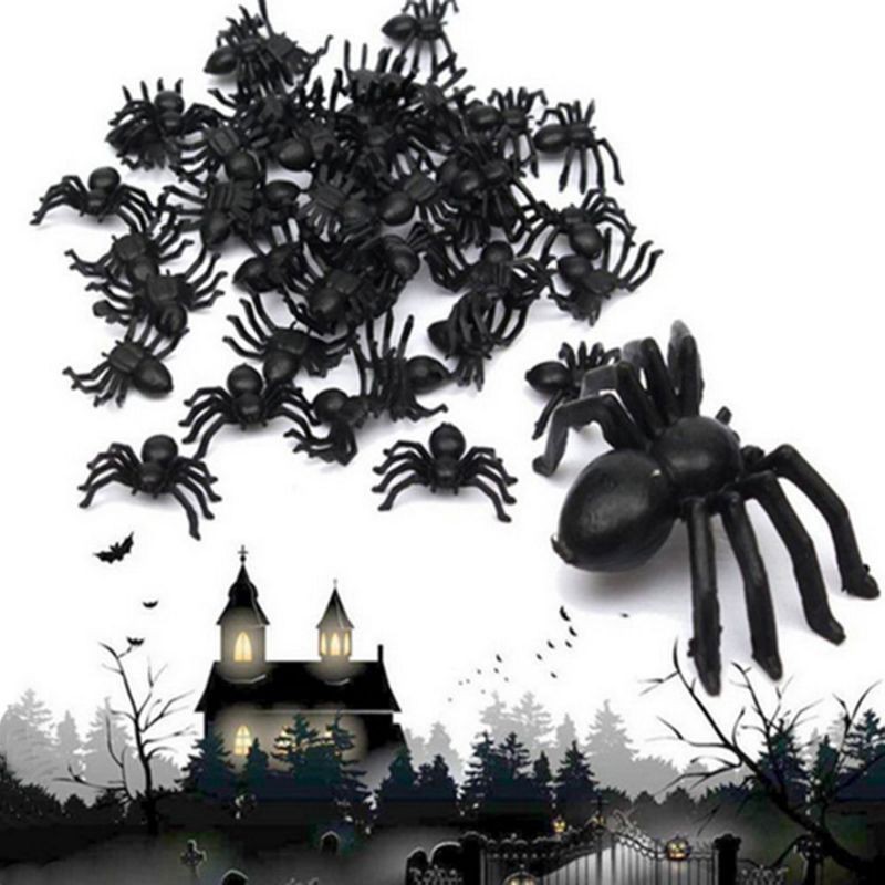Sét 10 con nhện trang trí halloween