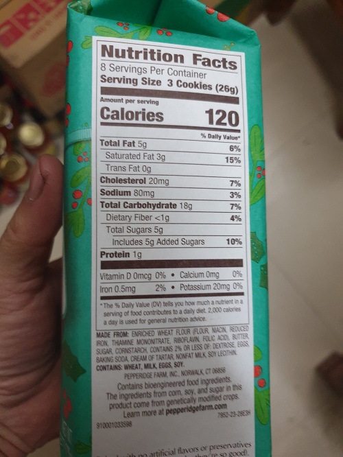 Bánh Quy Bơ Chessmen Pepperidge Farm (206g)