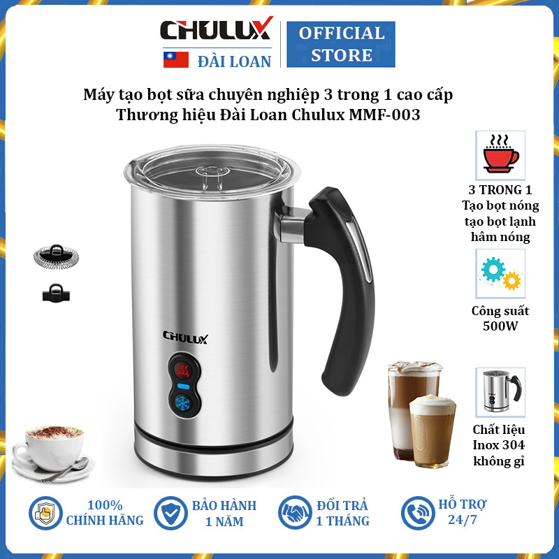 Electric mixer milk foam 3 in 1 brand chulux mmf-003-power 500W-warranty 12 months genuine