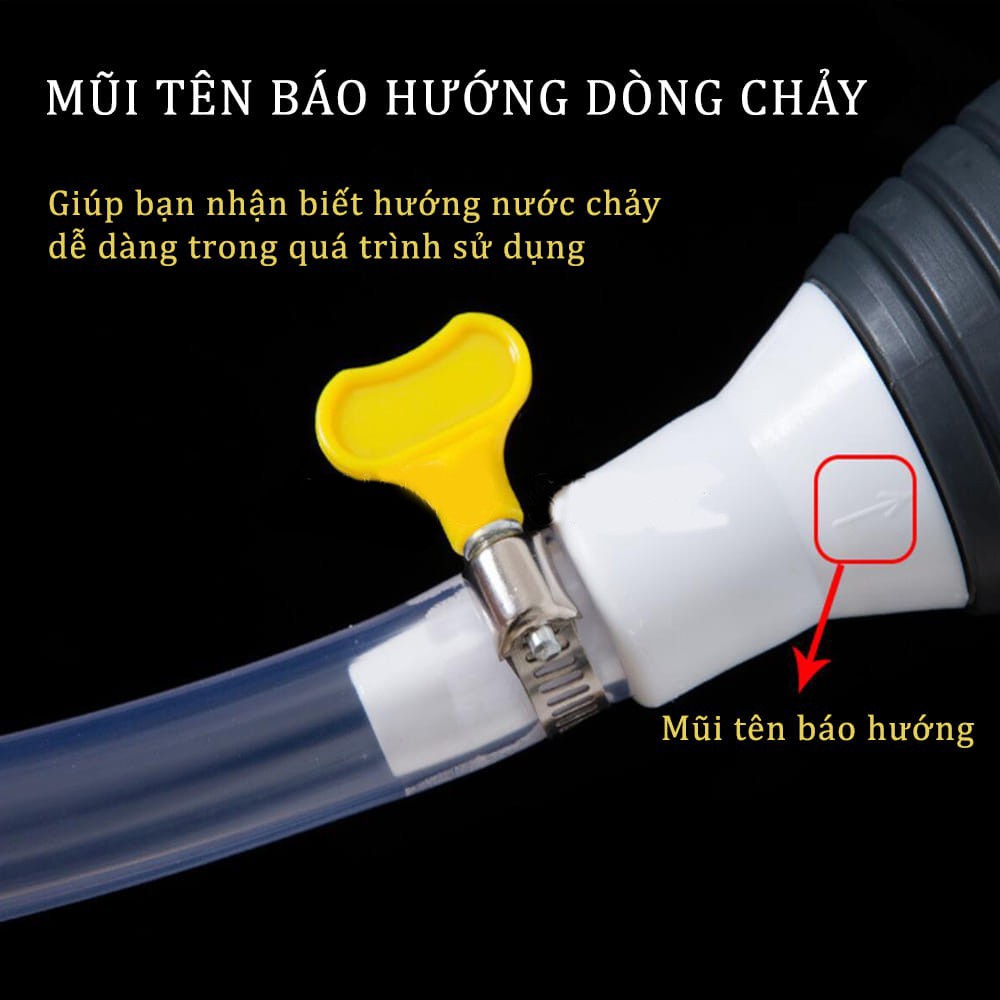 Vòi bơm hút chất lỏng dài 1m