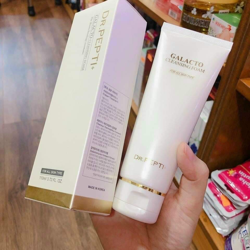 [Hoàn Tiền 8%]Sữa rữa mặt Dr.Pepti Galacto Cleansing Foam