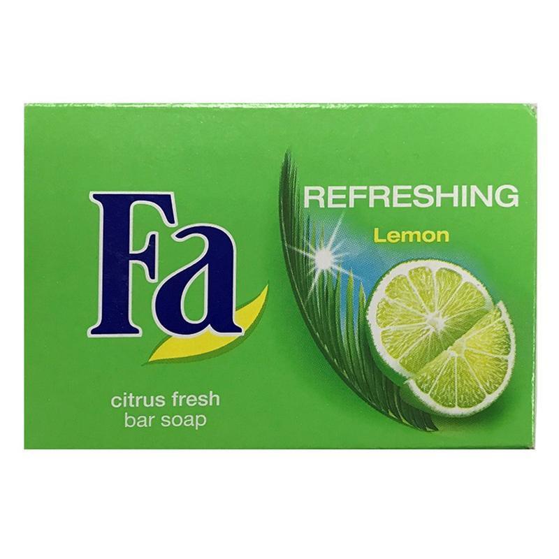Bộ 2 Xà bông FA Refreshing Lemon Bar Soap 90g- Hương Chanh cao cấp
