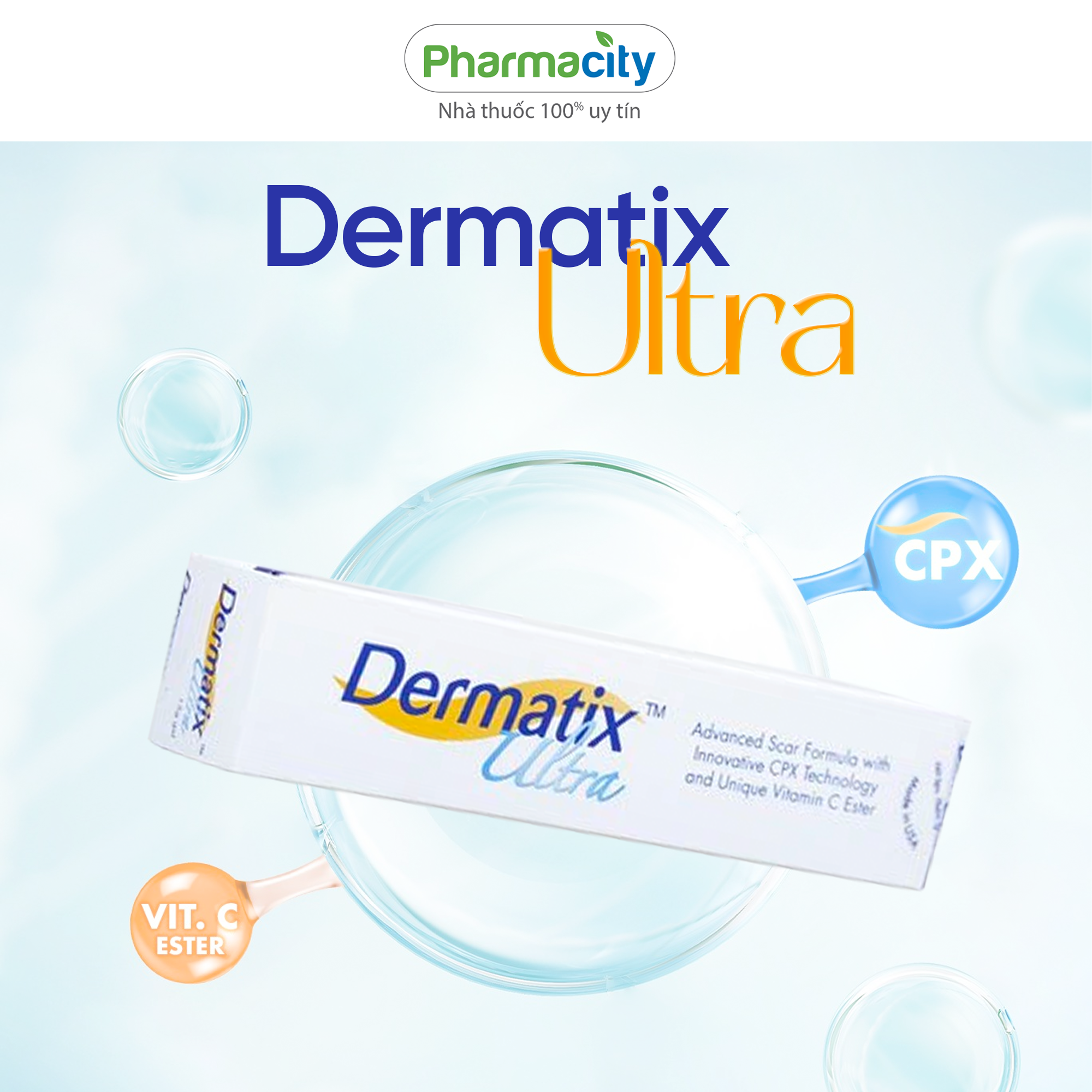 Gel hỗ trợ làm mờ sẹo Dermatix Ultra