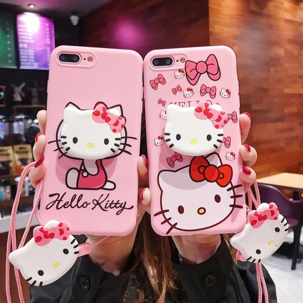 ỐP LƯNG IPHONE HÌNH HELLO KITY ( Tặng Dây Đeo Tay Kèm POP ) 6/6s/6plus/7/8s /7plus/8plus/X/Xs/XsMax