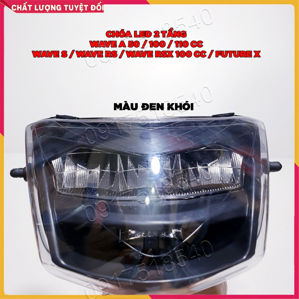 Đèn pha led 2 tầng wave A, wave 50/100/110 wave s, wave rs, wave rsx 100