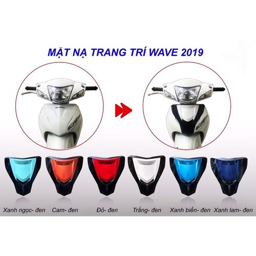 [HCM]Mặt nạ chế 2 tầng cho xe Wave RS - Wave Alpha 2010 - 2016