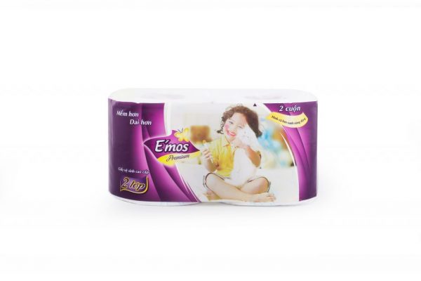 Giấy vệ sinh cao cấp E’mos Premium 2 lớp