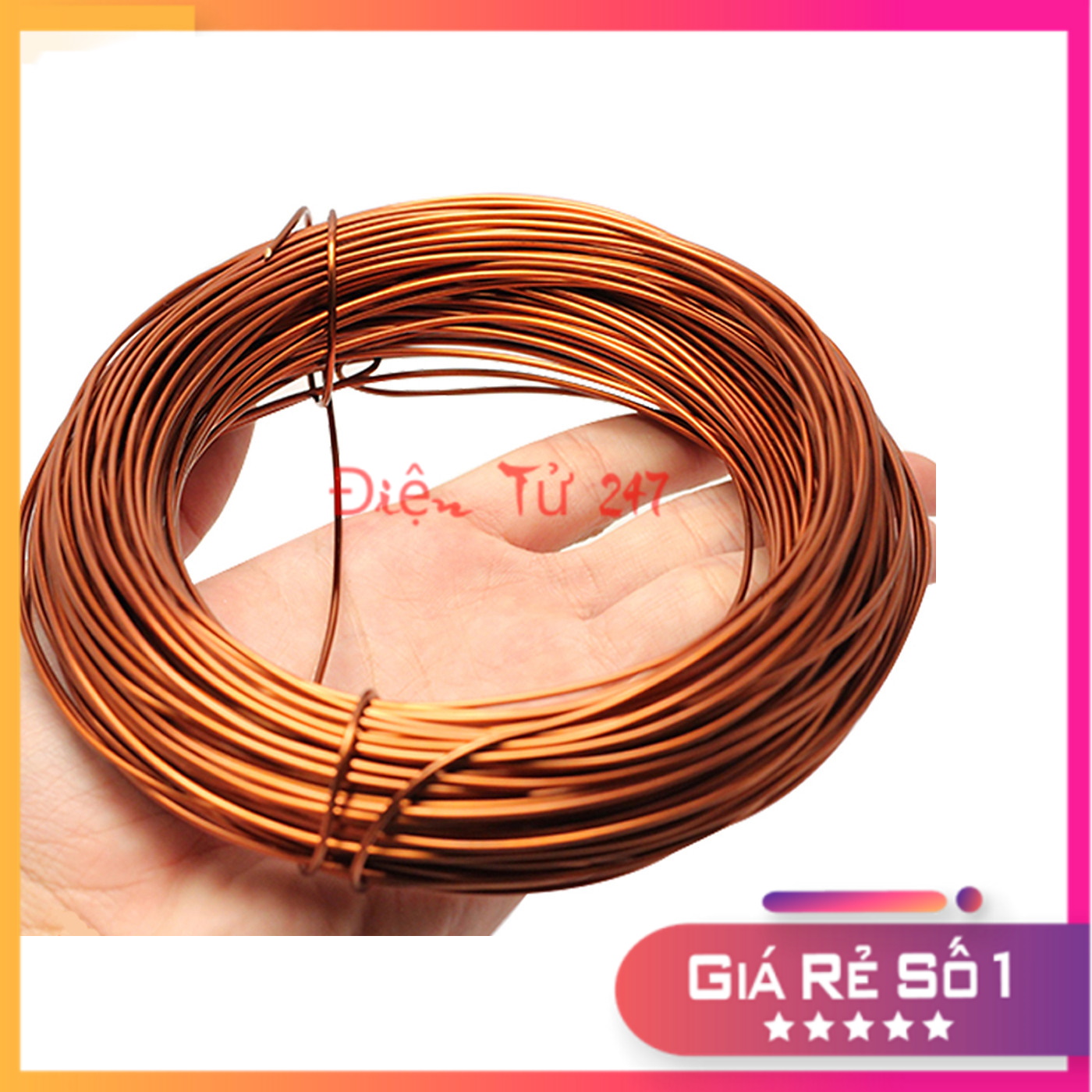 Dây đồng quấn động cơ, biến áp 2.5mm cuộn 100g