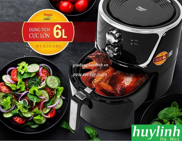 Nồi chiên không dầu Magic A801 - 6 lít - 1800W