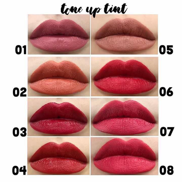 [HCM]Son lua màu đỏ cherry 03 + GEL RỬA TAY DIỆT KHUẨN
