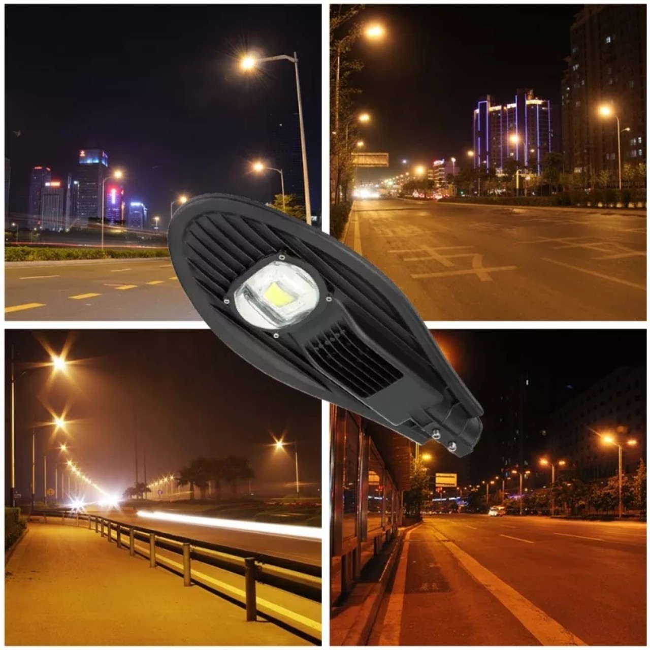 Đèn đường LED 50W kiểu chiếc Lá