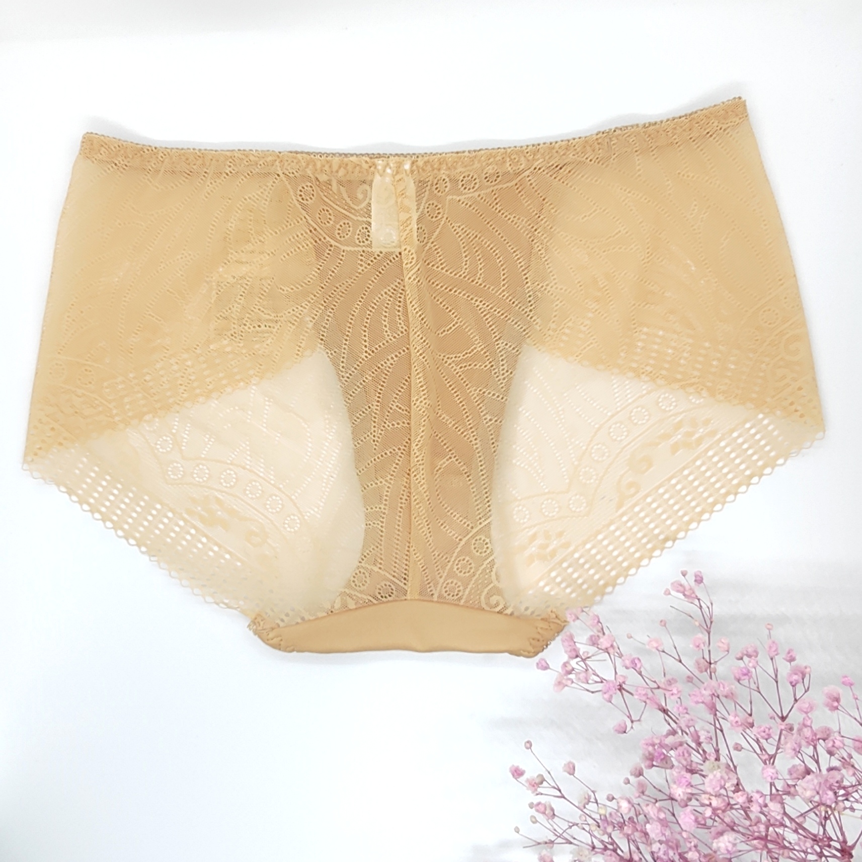 Quần Thun Lạnh Phối Ren MW Không Viền Mông thoáng mát