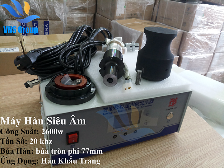 Bộ Máy Hàn Siêu Âm 20khz 2600w Búa Hàn Phi 77mm
