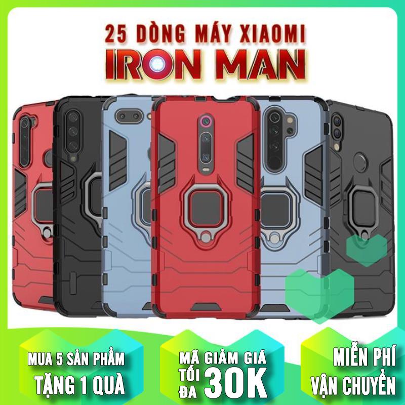 Ốp lưng chống sốc iRon Man iRing cho nhiều dòng máy Xiaomi - Mi - Redmi - Redmi Note - Poco (cập nhật liên tục)
