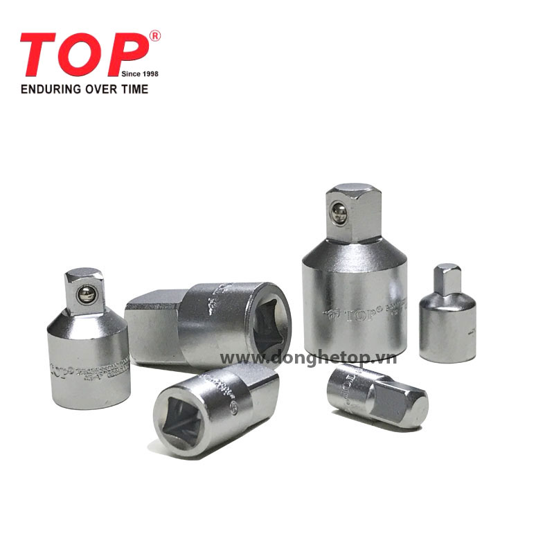 Đầu tuýp chuyển đổi top (7 kiểu chuyển đổi) từ (1/4 ra 3/8)-(1/2 ra 1/4)-(1/2 ra 3/8)-(1/2 ra 3/4)-(3/4 ra 1/2)-(3/8 ra 1/4)-(3/8 ra 1/2)