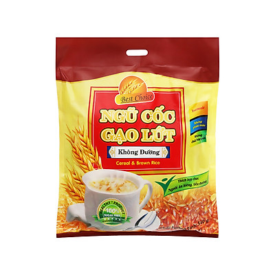 Ngũ cốc Gạo Lứt không đường ăn kiêng Best Choice 540gr 18 gói x 30gr